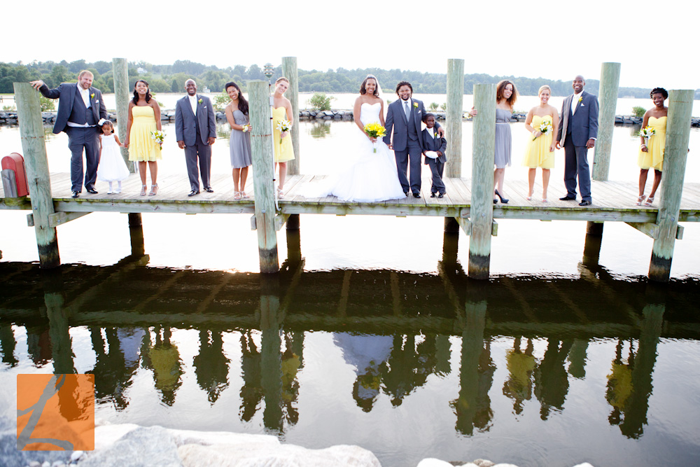 Nakita & LJ Herrington On The Bay Rose Haven Maryland Wedding