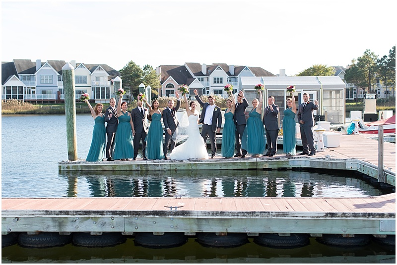 Allie & Justin | Ocean Pines Yacht Club Wedding Photography